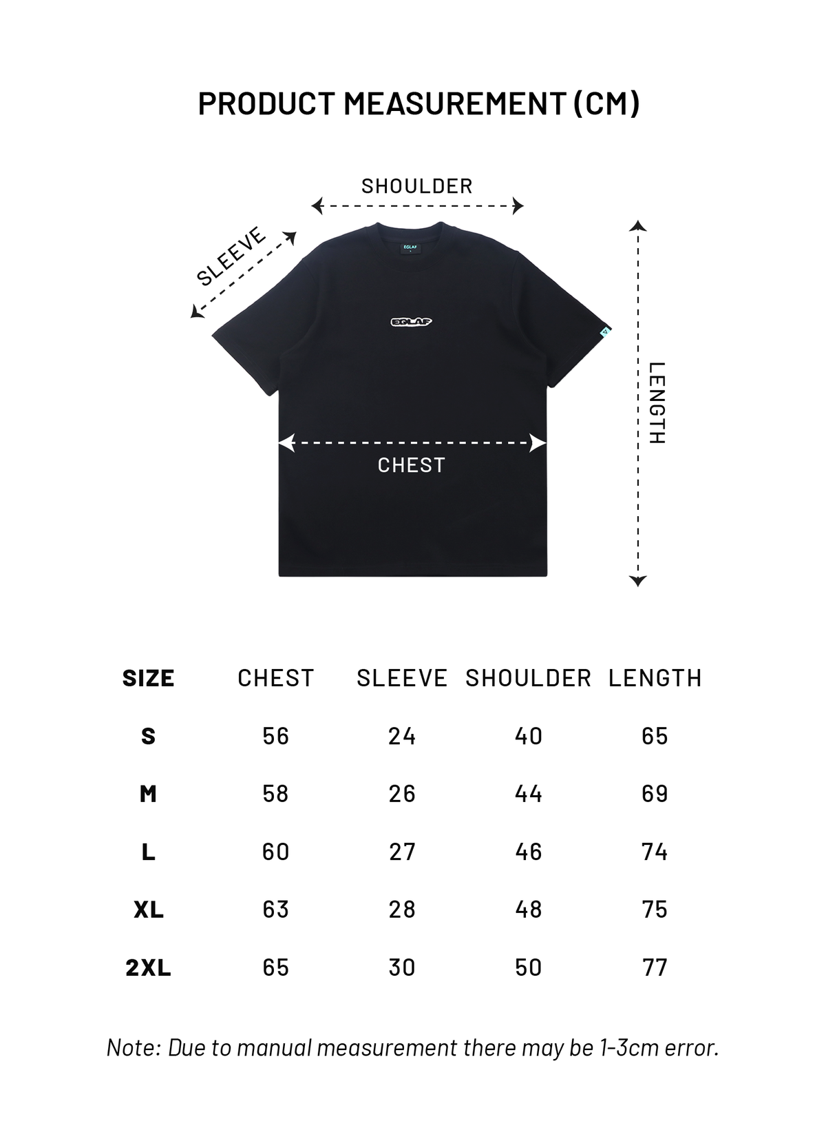 EGLAF Basic Define Yourself Tee (Black)
