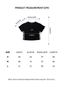 EGLAF Basic Lined Crop Top (Black)