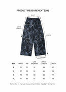 Duo Way Camo Cargo Pants (Black)