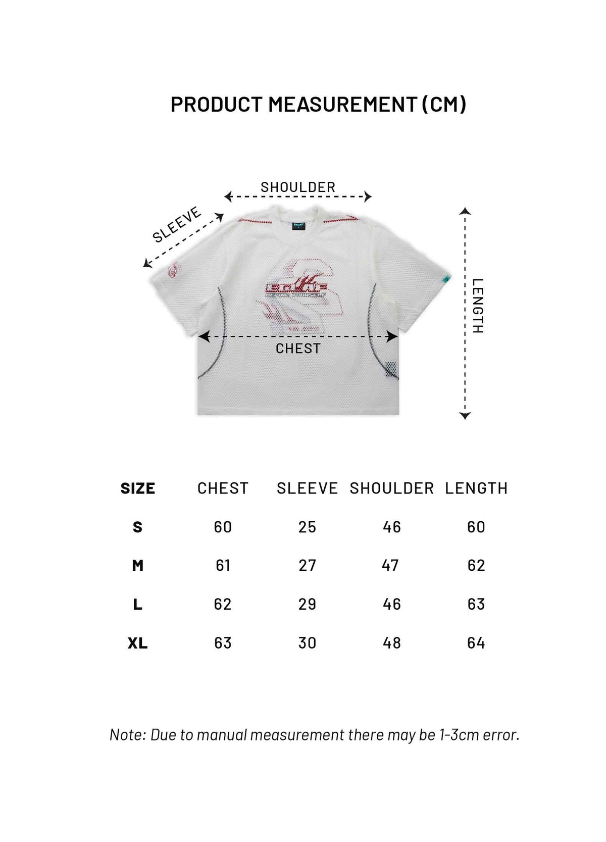 MV Mesh Boxy Tee (White)