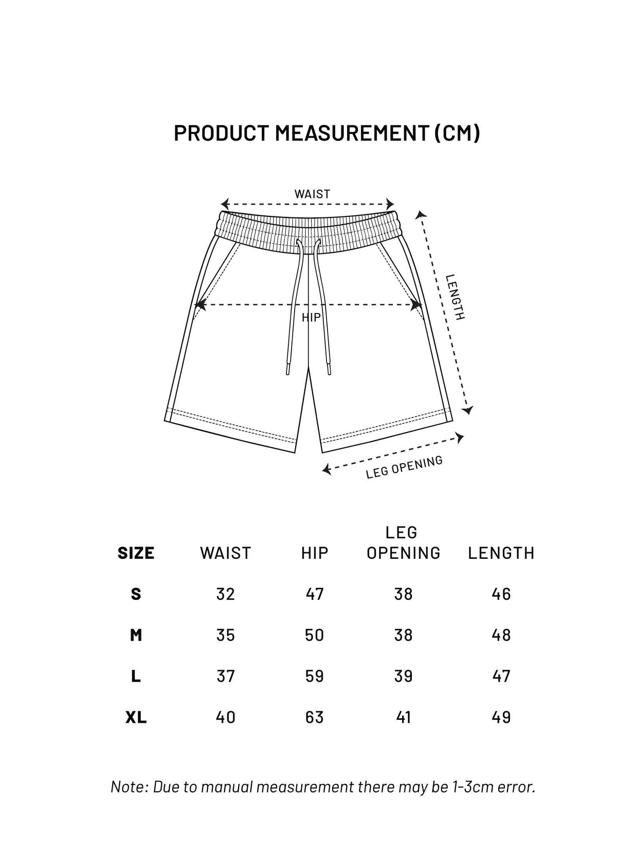 EGS Racing Panel Casual Shorts (Black)