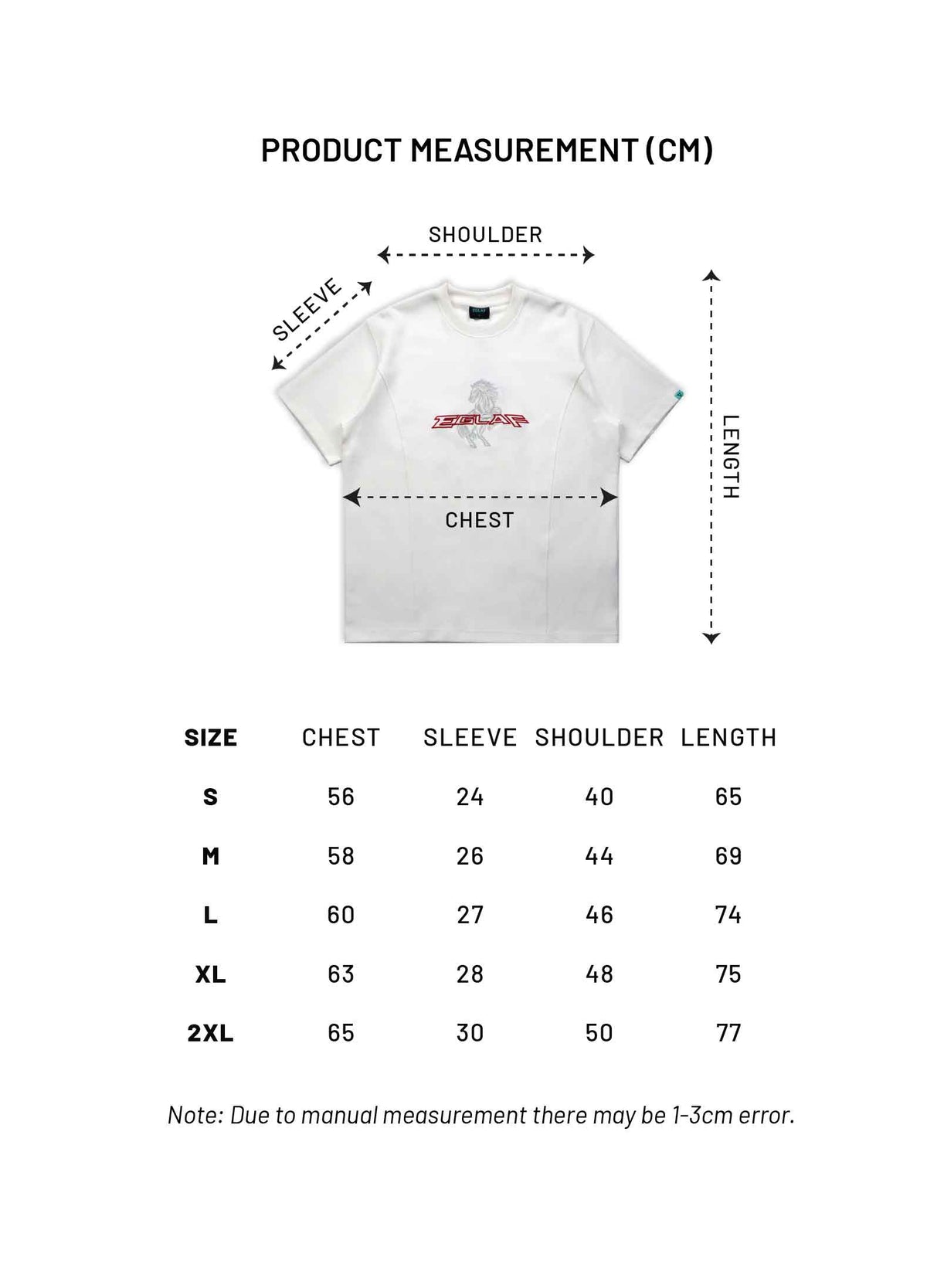 RU Chest Embroidery Logo Tee (White)