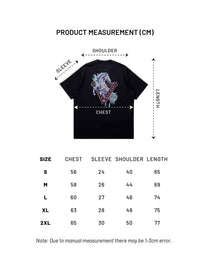 RU Embroidery Stallion Tee (Black)