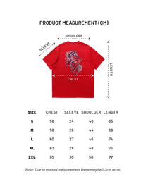 RU Embroidery Stallion Tee (Red)