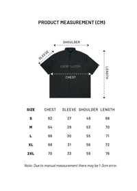 RU Embroidery Chest Logo Shirt (Black)