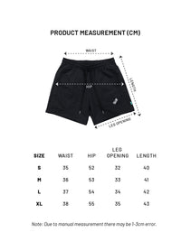 R//W Nylon Shorts (Black)