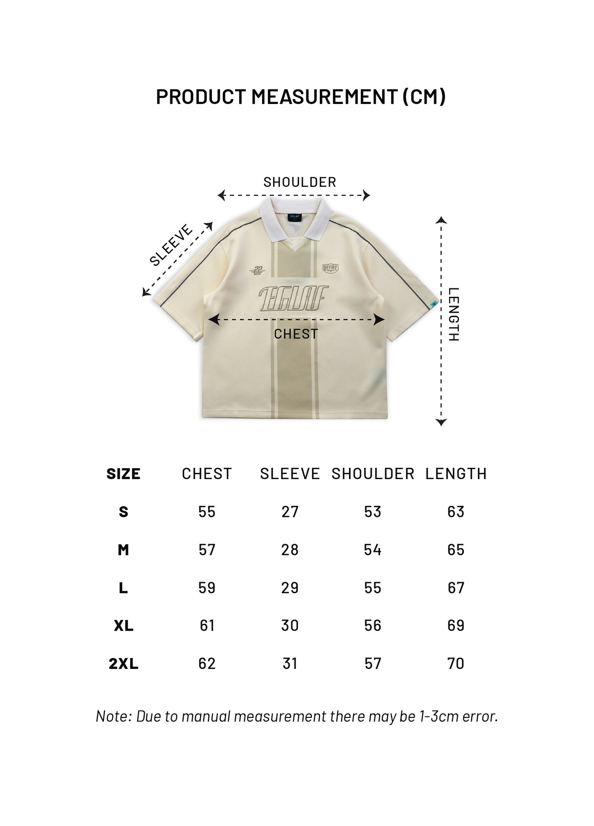 R//W Boxy Jersey (Cream White)
