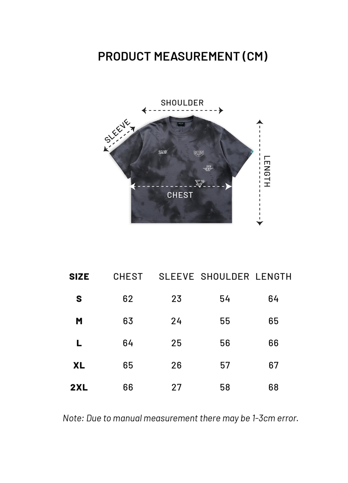 R//W Badges Boxy Tee (Cool Grey)