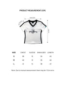 R//W V-neck Crop Top (White)