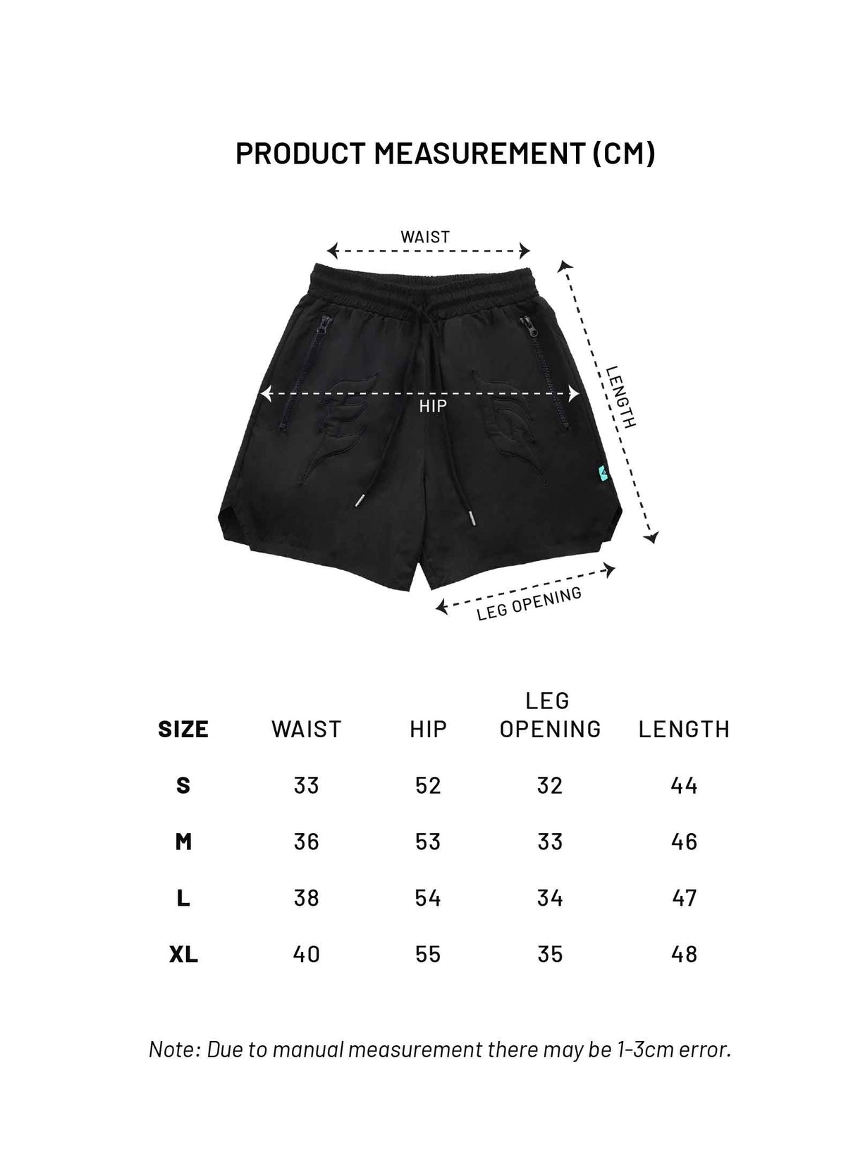 EG Nylon Shorts (Black)
