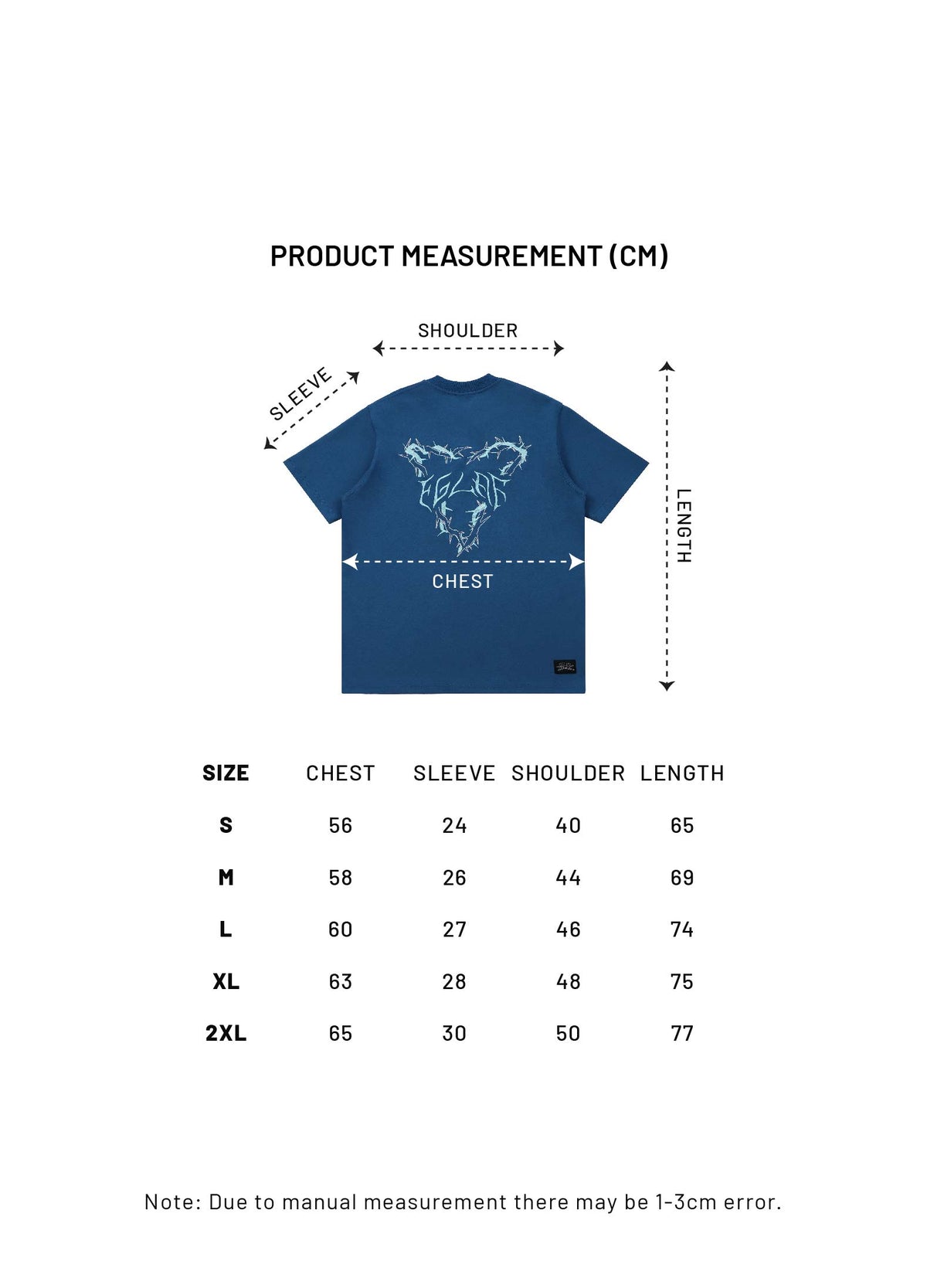 Thorn Logo Tee (Cobalt Blue)