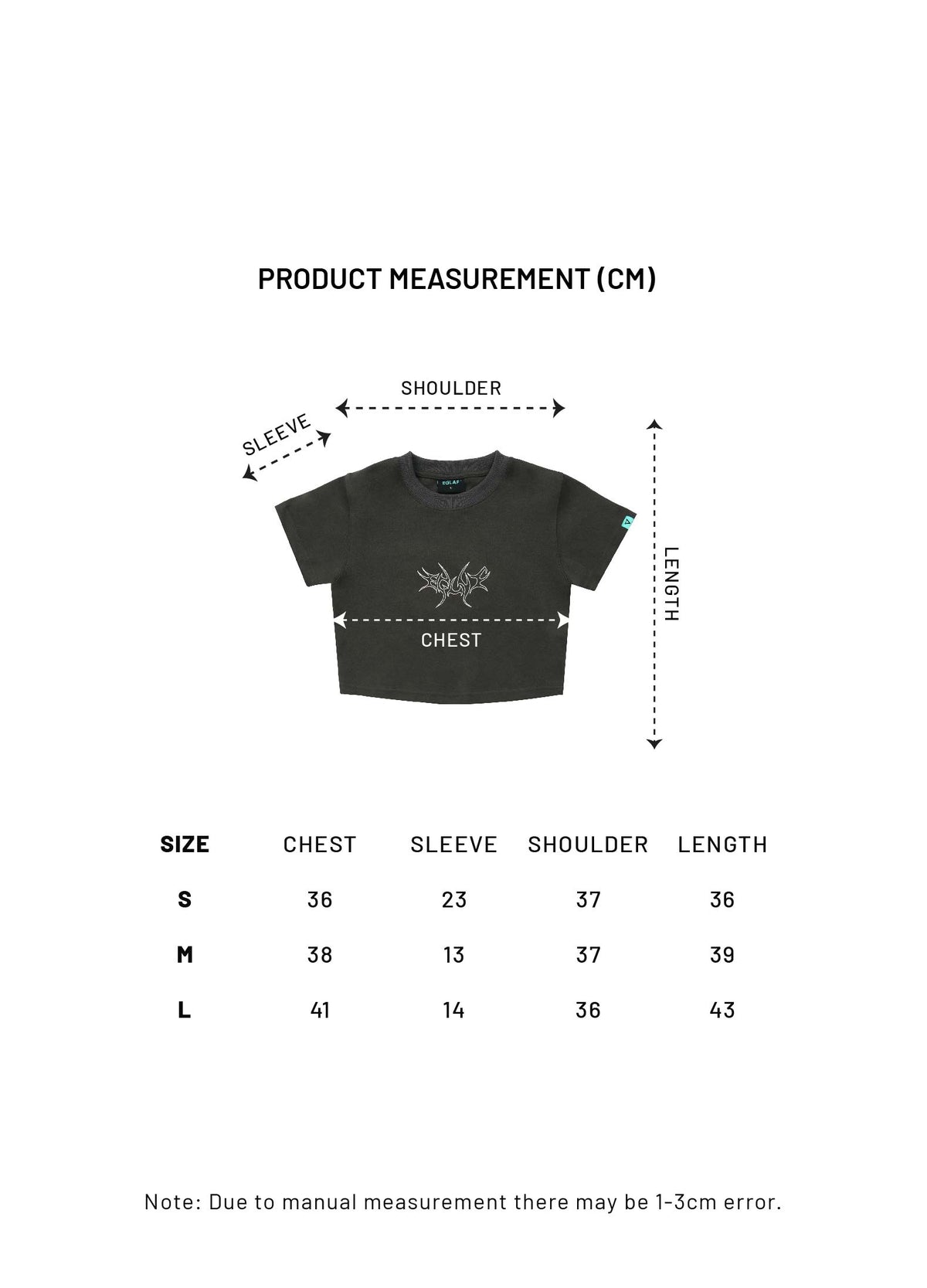 Thorn Crop Top (Grey)