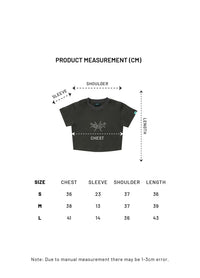 Thorn Crop Top (Grey)