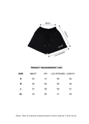 RC Embroidery Logo Casual Shorts (Black)